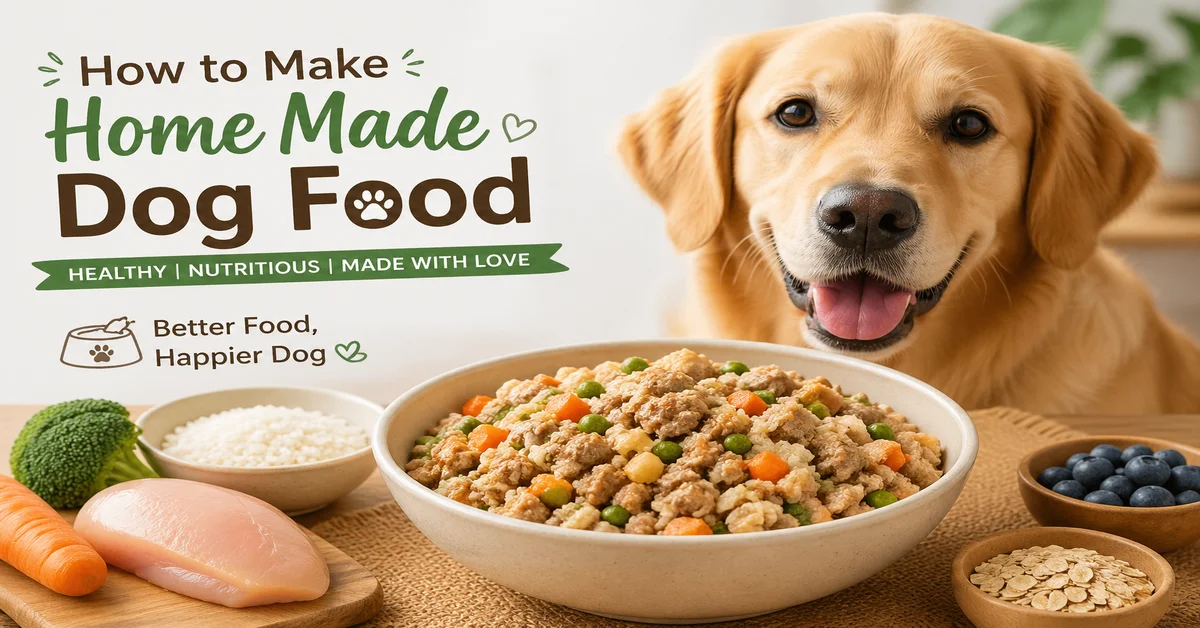 Home-made Food for Dogs: A Complete Guide for Healthy Homemade Nutrition