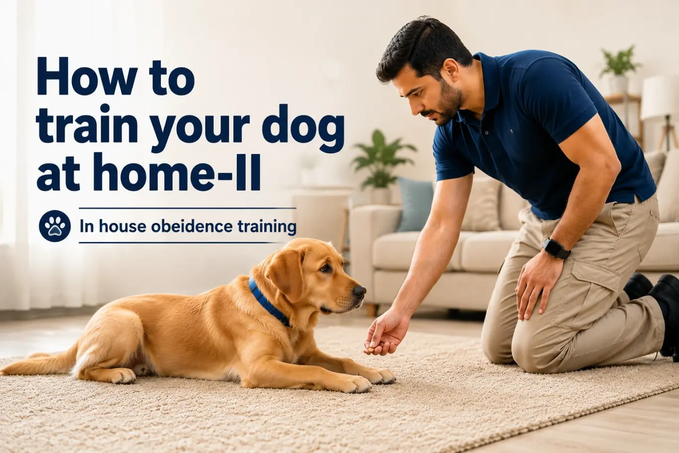 How to Train Your Dog at Home-II: In-house obedience training