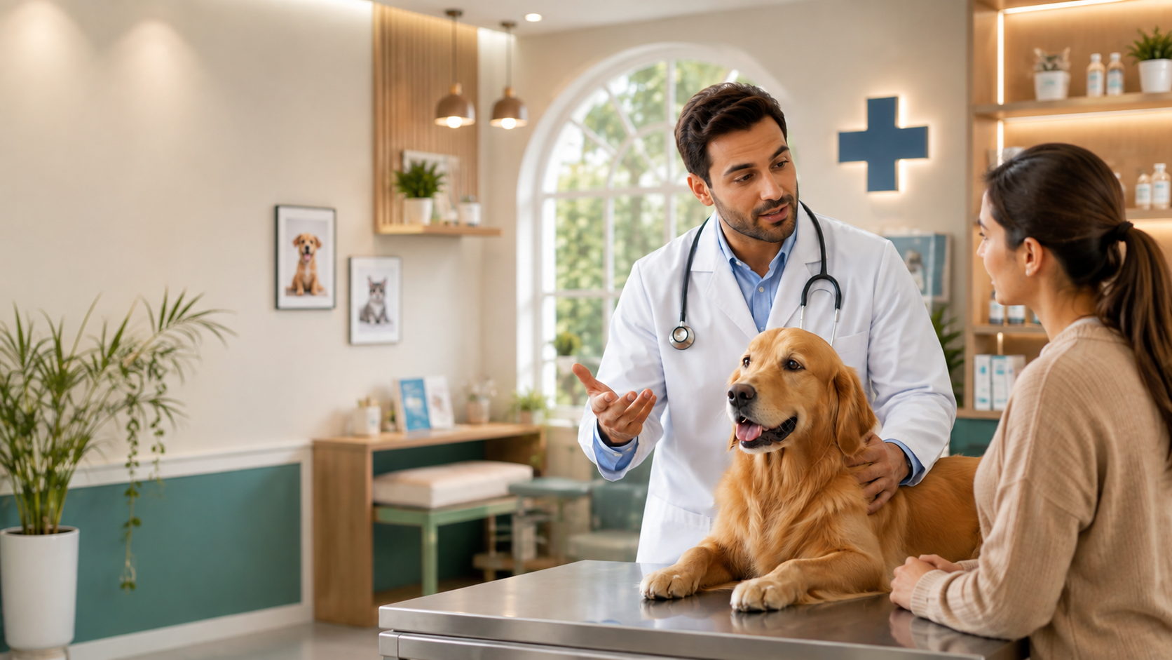vet dog pet parent